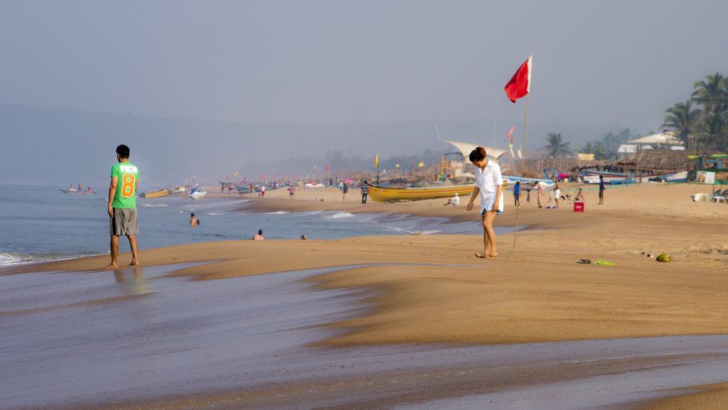 Playa de Goa, India