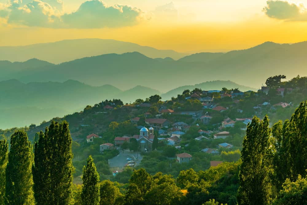 Montañas de Troodos en Chipre