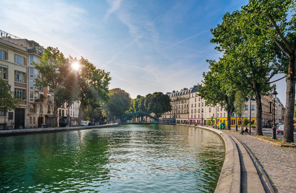 Canal San Martín, París