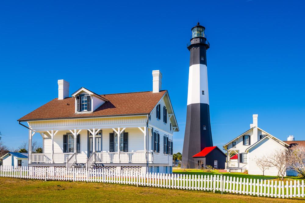 Faro de la isla Tybee