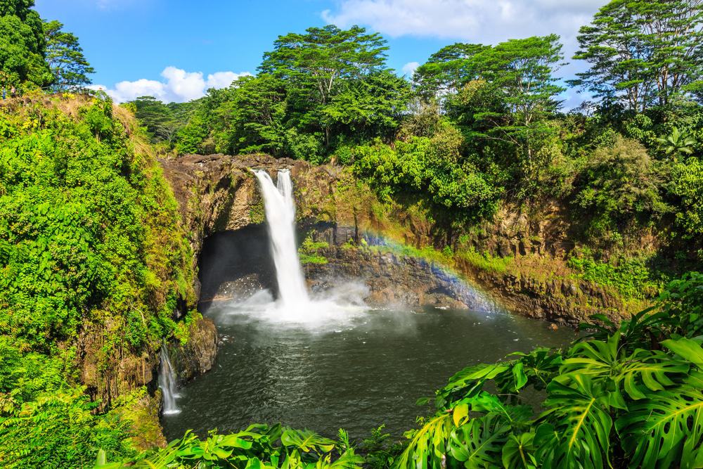 Rainbow Falls, Hawái