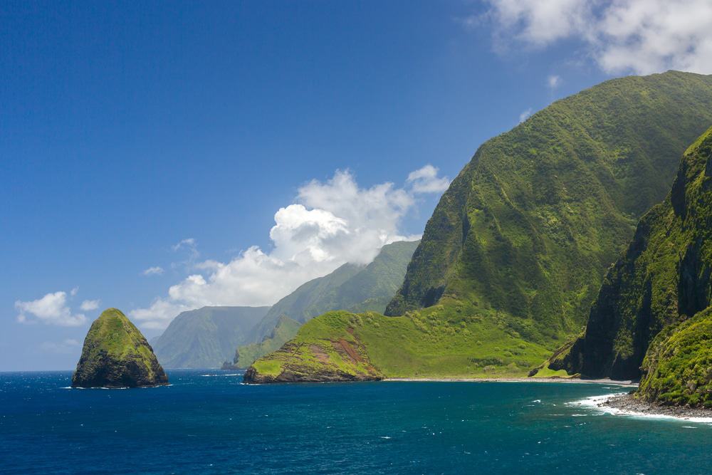 acantilados de Molokai, Hawái