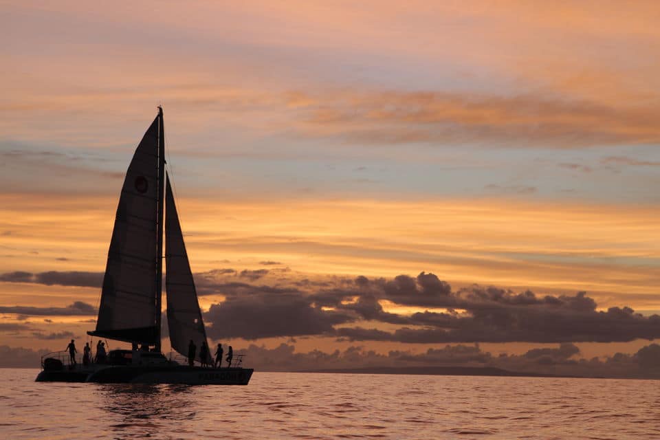 Crucero al atardecer con champán desde Lahaina