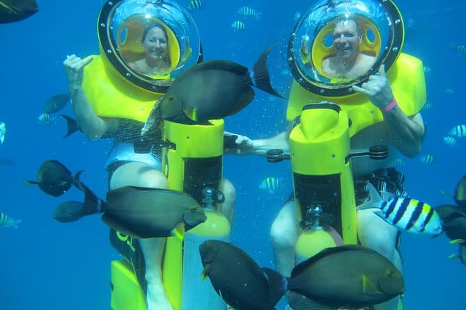 Aventura en scooter submarino en Oahu