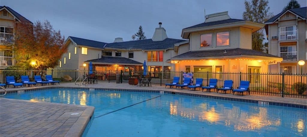 Retiro de playa y alojamiento