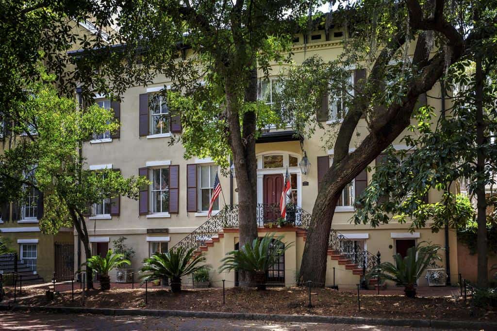 Casa de Eliza Thompson, colección de posadas históricas de Savannah