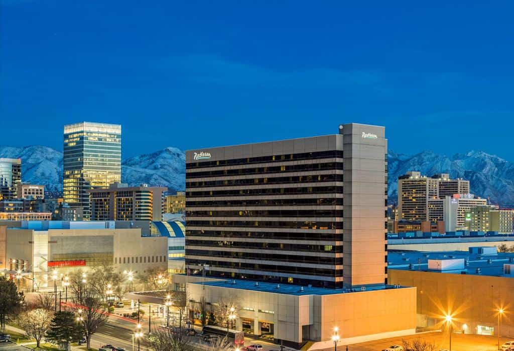 Radisson Hotel en el centro de Salt Lake City