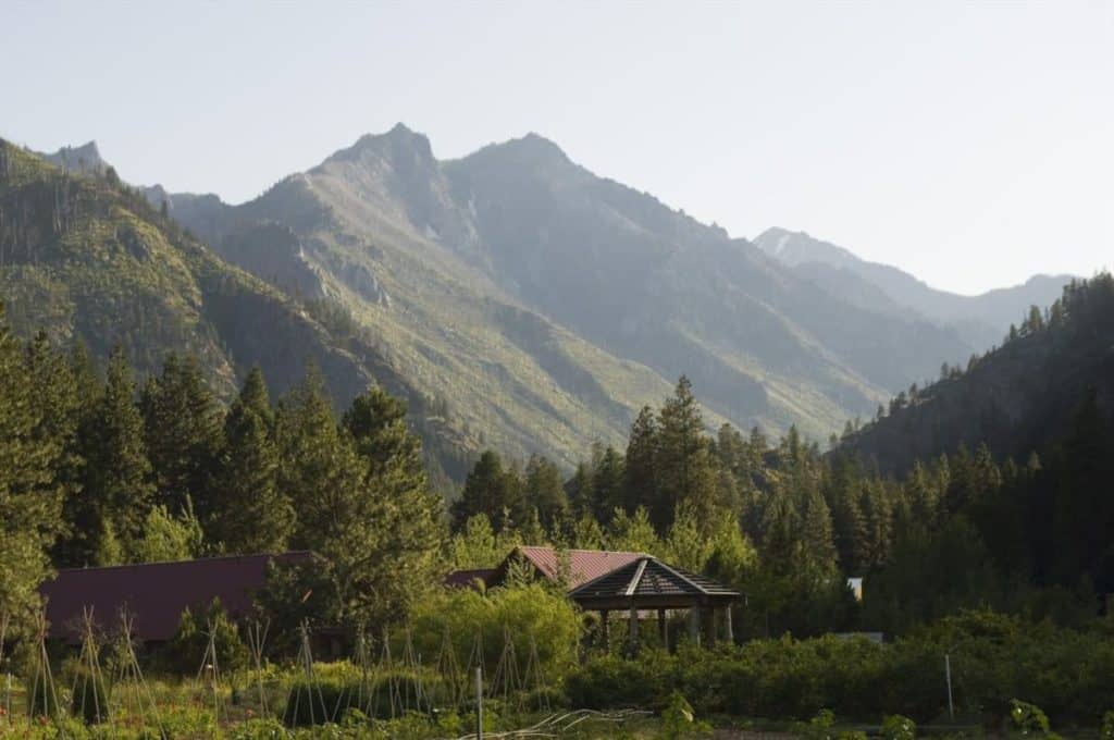 Resort de montaña de la dama durmiente