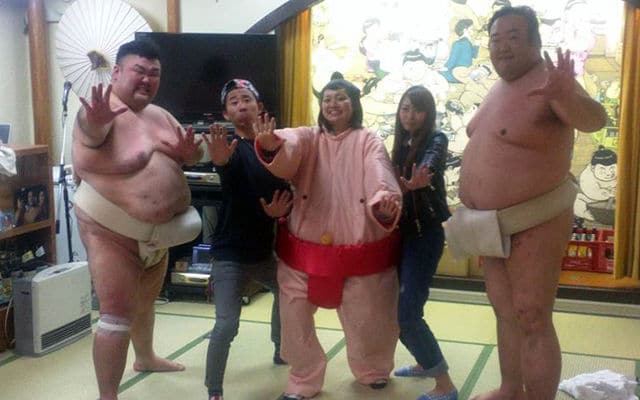 Demostración de lucha de sumo