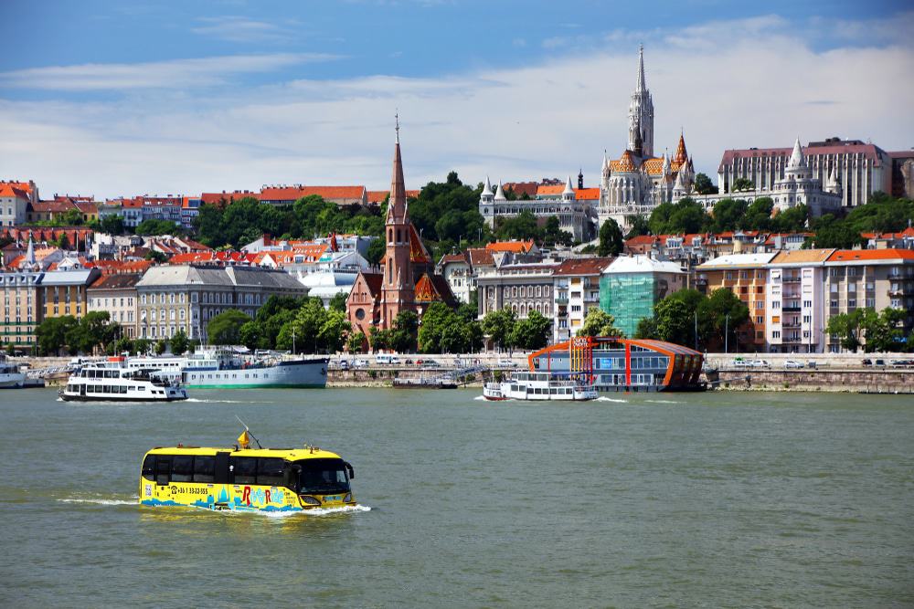 Autobús flotante de Budapest