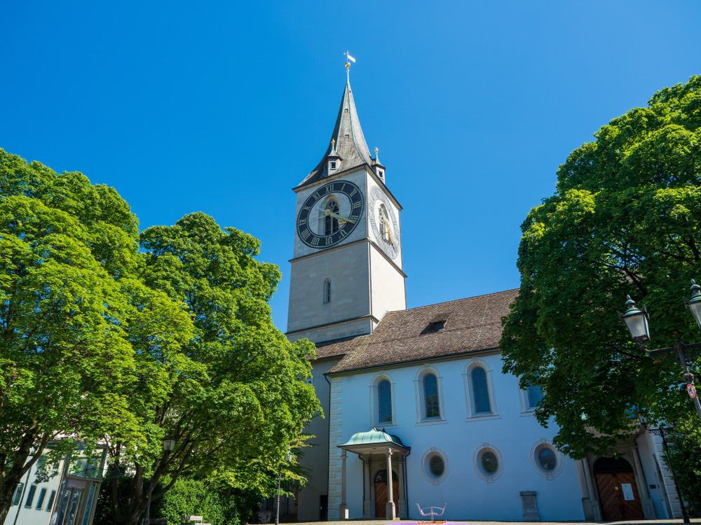 Iglesia de San Pedro en Zúrich