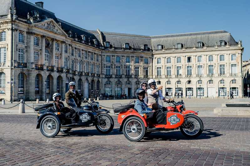 Visita turística en sidecar, Burdeos