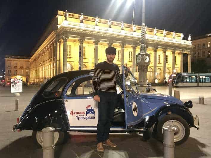 Tour Burdeos de Noche en Citroën 2CV