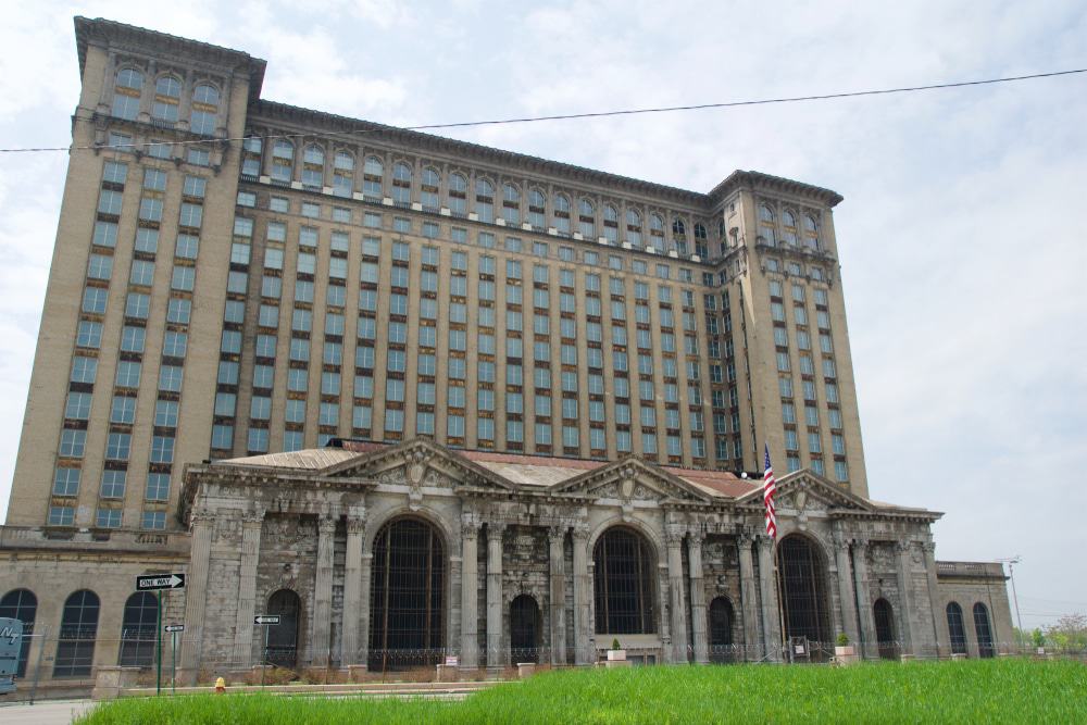 Edificio de la estación central de Michigan, Corktown, Detroit