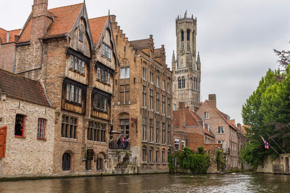 Parte de la ciudad utilizada como plató para In Bruges