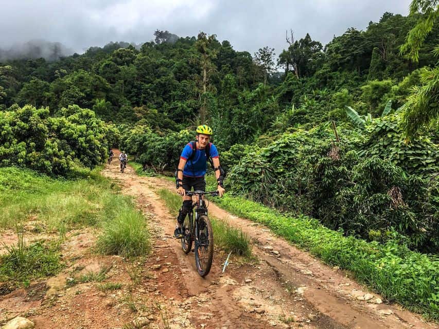 Caminata y bicicleta en el Parque Nacional de la Montaña Doi Suthep