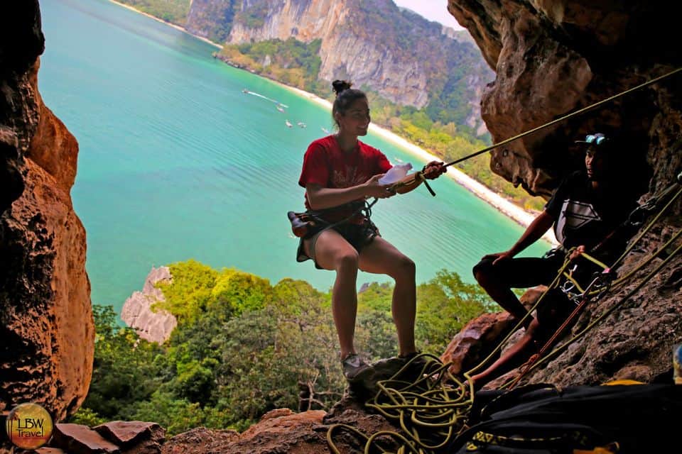 Tour de escalada en roca en Railay Beach