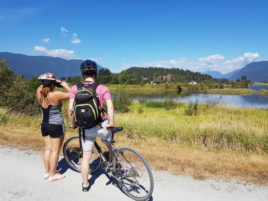 Caminata y bicicleta por la naturaleza de Vancouver