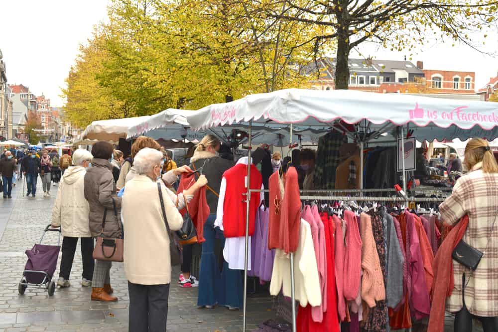 Mercado en Lovaina