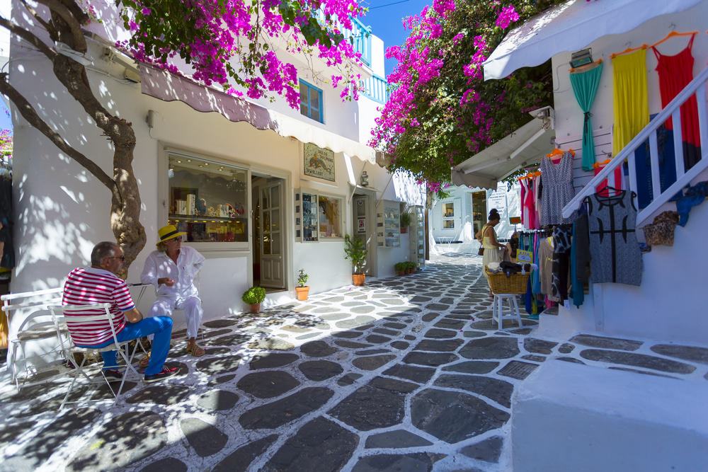 Calle Matogianni, Míkonos