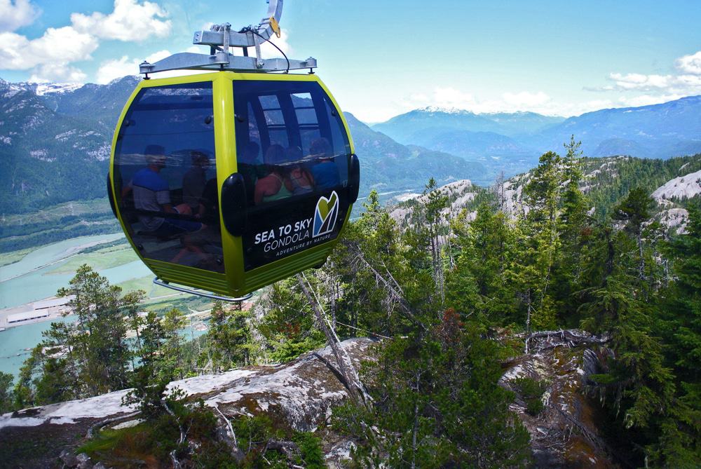 Teleférico del mar al cielo en Squamish