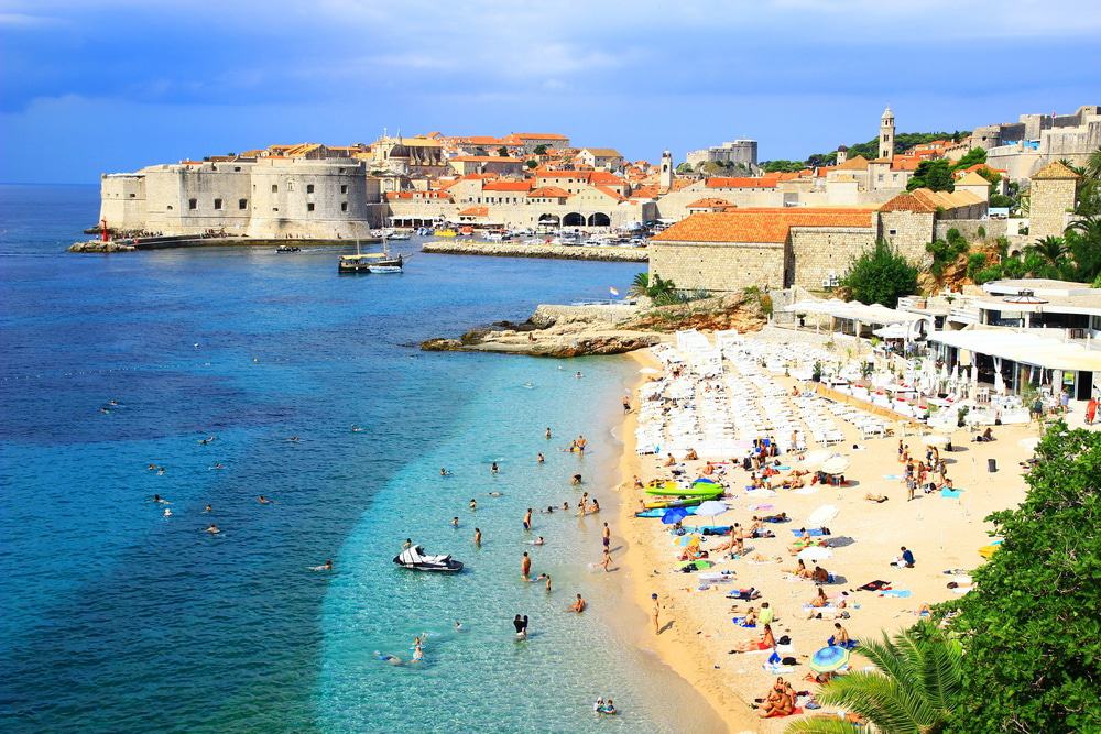 Playa de Banje, Dubrovnik