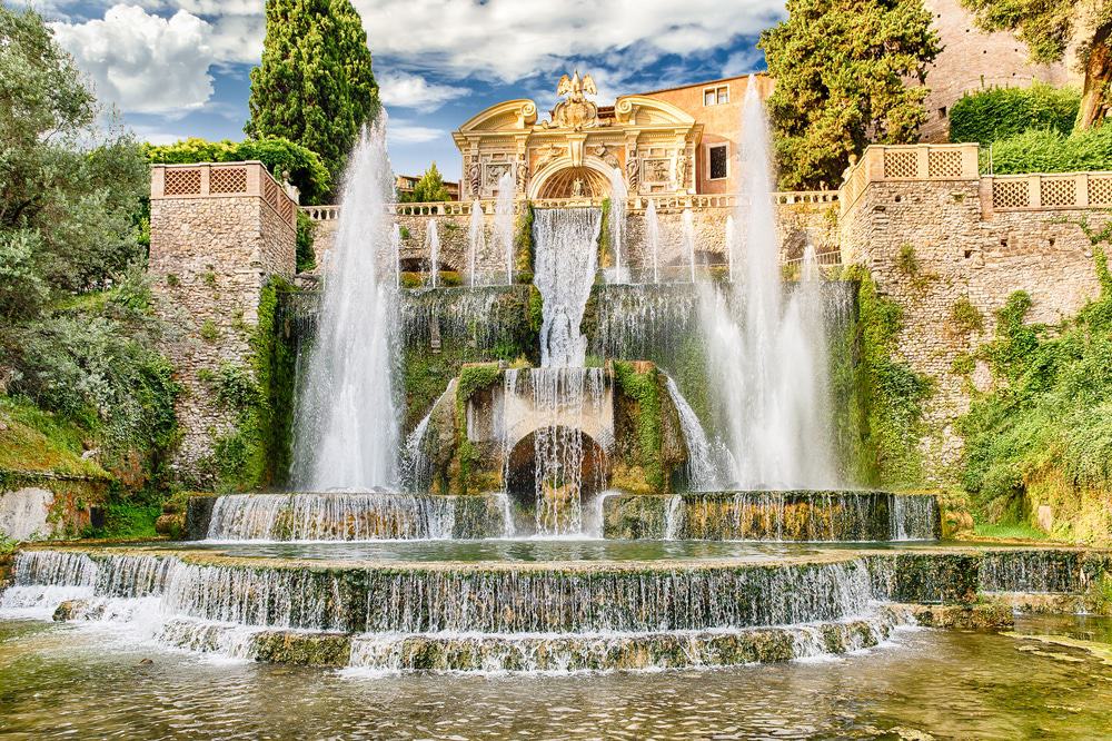 Villa d'Este, Tívoli, Italia