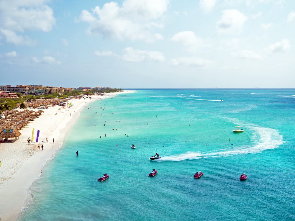 Playa del águila, Aruba