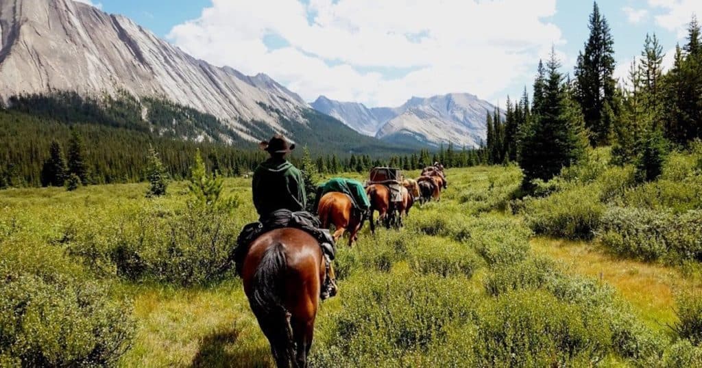 Combo de paseo en helicóptero y paseo a caballo