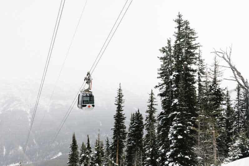 Tour de maravillas de invierno con paseo en góndola de Banff