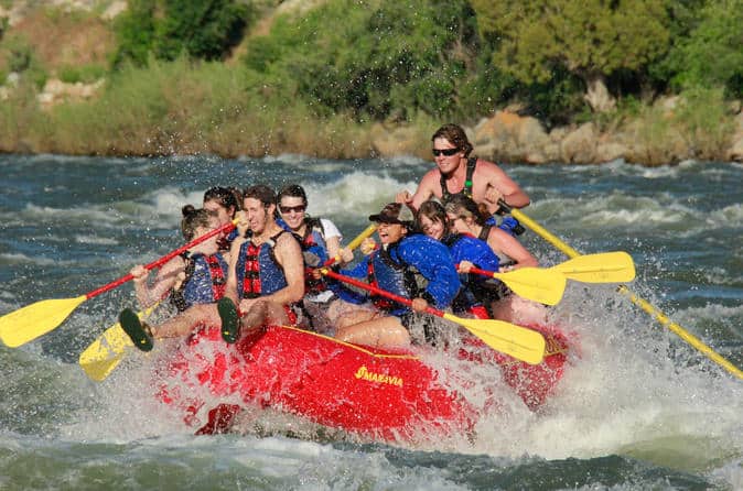 Rafting de día completo en el río Yellowstone