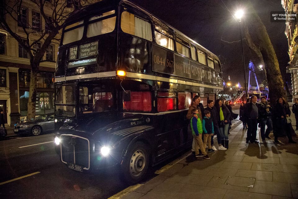 Recorrido en autobús fantasma por Londres