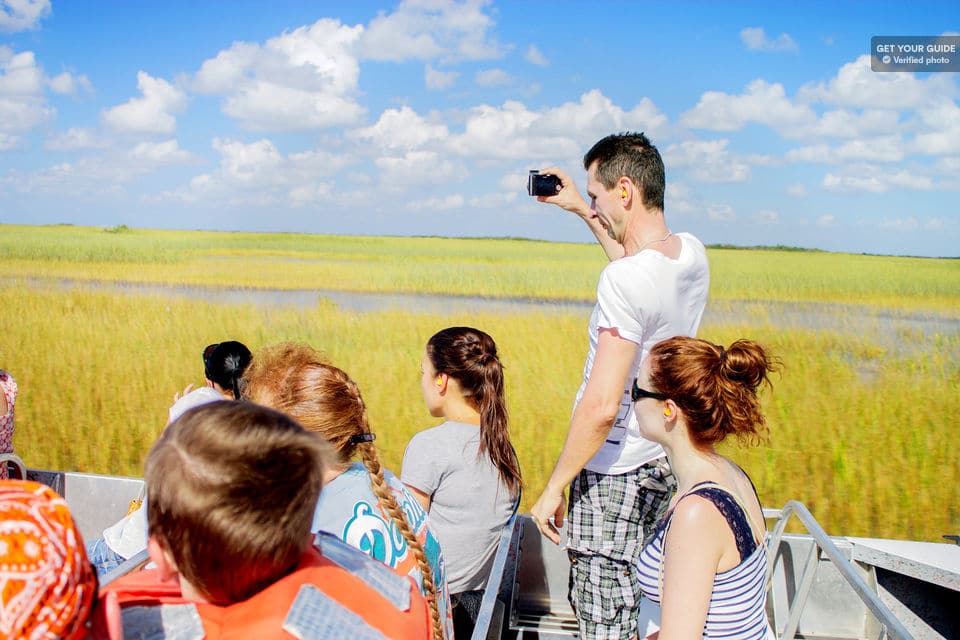 Recorrido en hidrodeslizador por el parque Everglades de Miami y crucero por la bahía de Biscayne