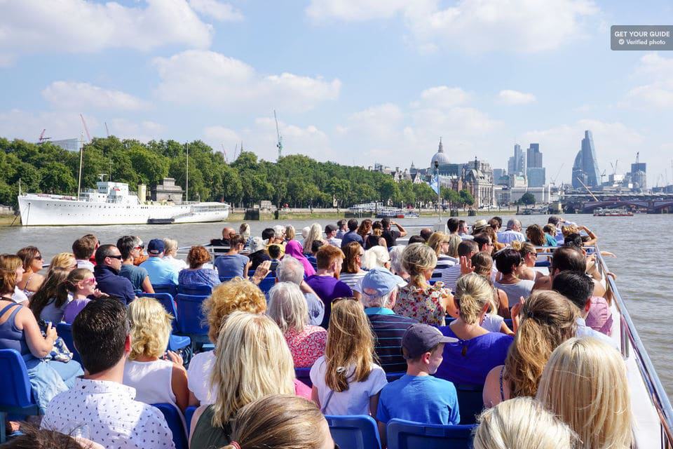 Crucero de Westminster a Greenwich por el río Támesis